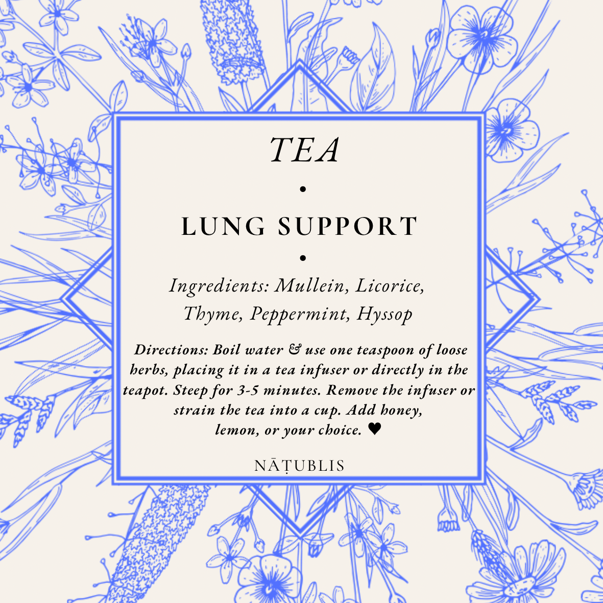 TEA ⟡ LUNG SUPPORT